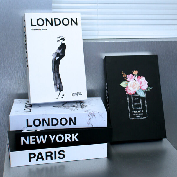 Fashion Simple Style Prop Books Fake Book Magazine Ornaments